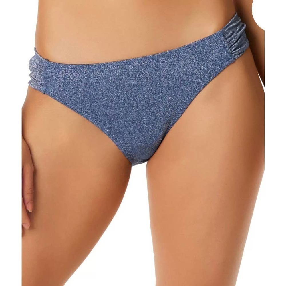 Jessica Simpson Womens bikini swim bottom Surfers Paradise Hipster L blue